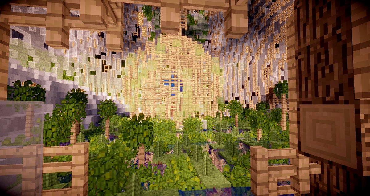 はじクラ もっち 進捗 巨大飛行石の部屋 もうちょっとだ ファイト Minecraft建築部 Minecraft ジブリ 天空の城ラピュタ