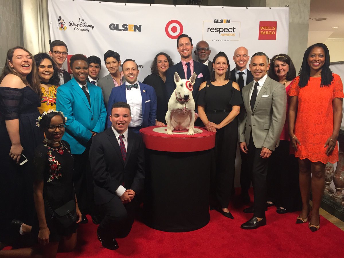LayshaWard's tweet photo. So honored @Target is receiving @GLSEN #RespectAward! #proud https://t.co/zsFBJ1zKRl
