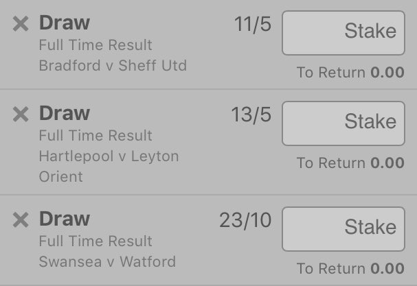 NJFootyTips's tweet image. 37/1 draw accumulator for 22/10/16: