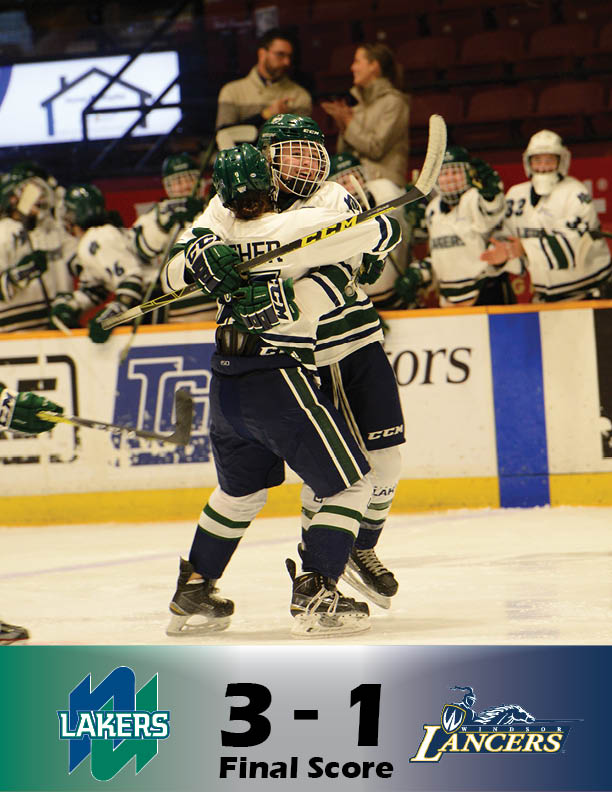 nulakers's tweet photo. WHKY: #Lakers make ti 3 in a row with a dominant win tonight over Windsor. #GoLakers #LakersPRIDE #OUA #NortherNUprising https://t.co/HBjrIK19Ba