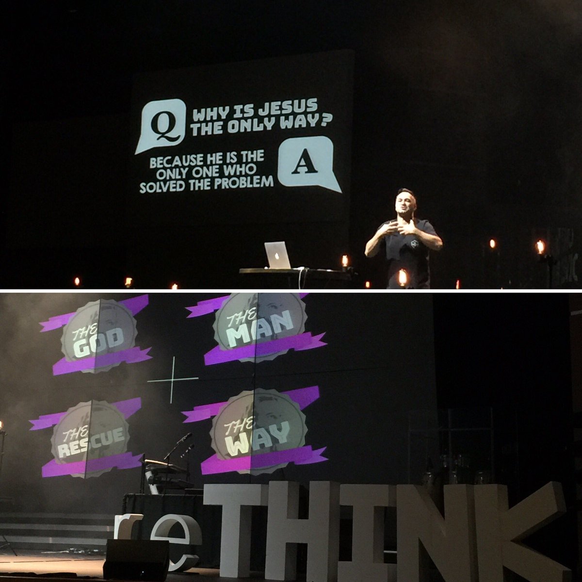 get_grilled's tweet photo. Great close @BrettKunkle #rethink16 #Jesus #beyondthecliche https://t.co/BTrkwga3m5
