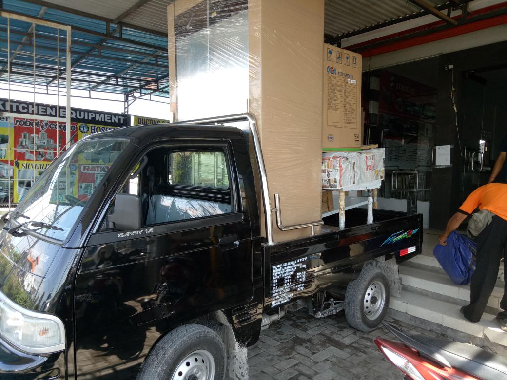 Pengiriman kitchen equipment ke pulau Lembongan