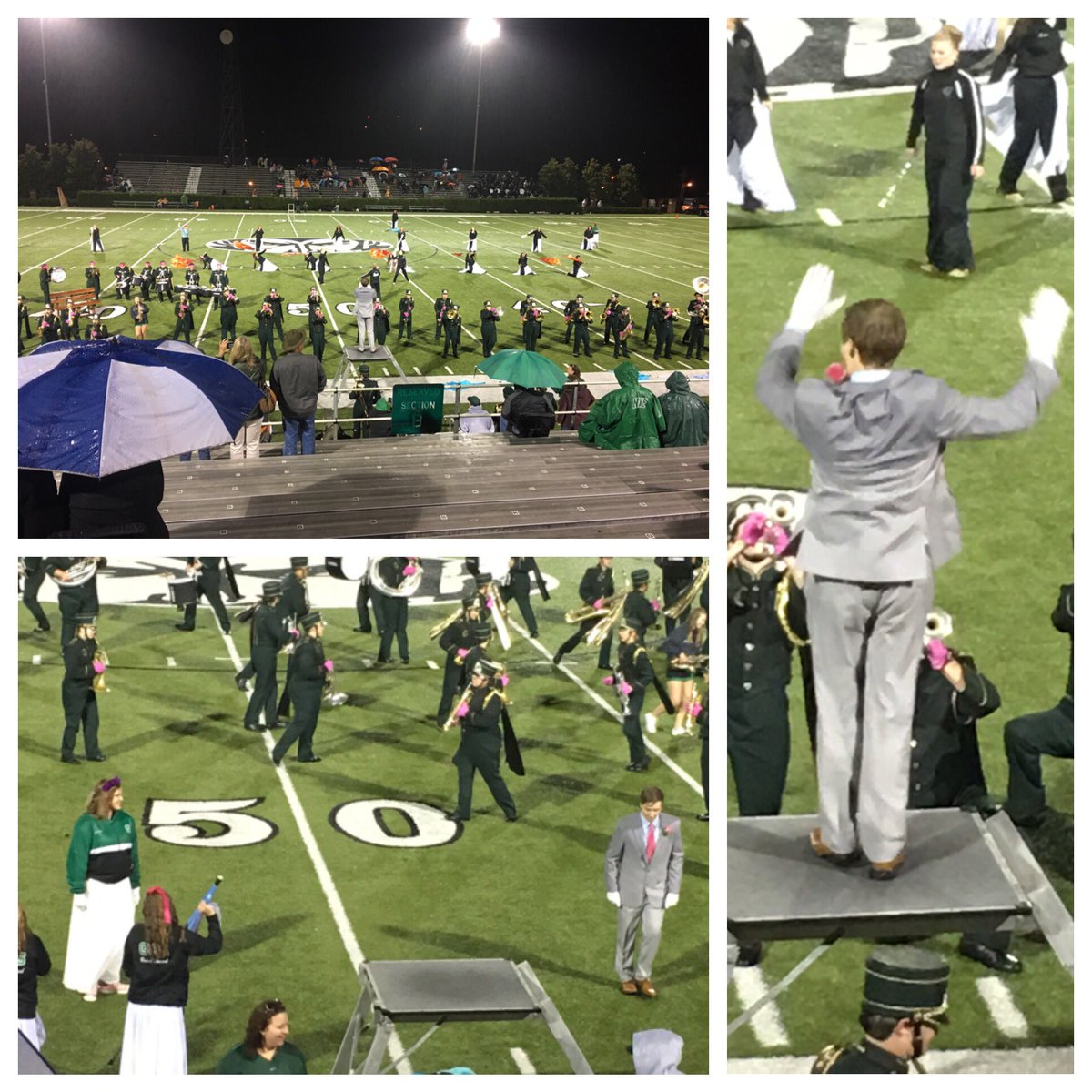 Which band performs a terrific show even when it's pouring rain? This band. <a href="/Prideofdevils/">Pride of the Devils</a>