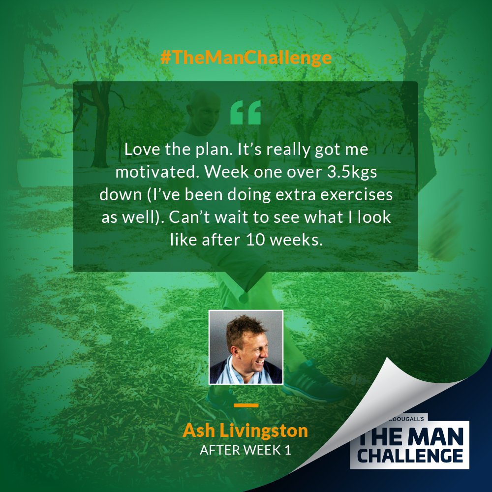 ManChallengeAus's tweet photo. TOMORROW IS YOUR LAST CHANCE - See what Jarrod, Ash and Corey had to say about #TheManChallenge after just one week https://t.co/IHQci53BDD https://t.co/iKm7zVfBgo
