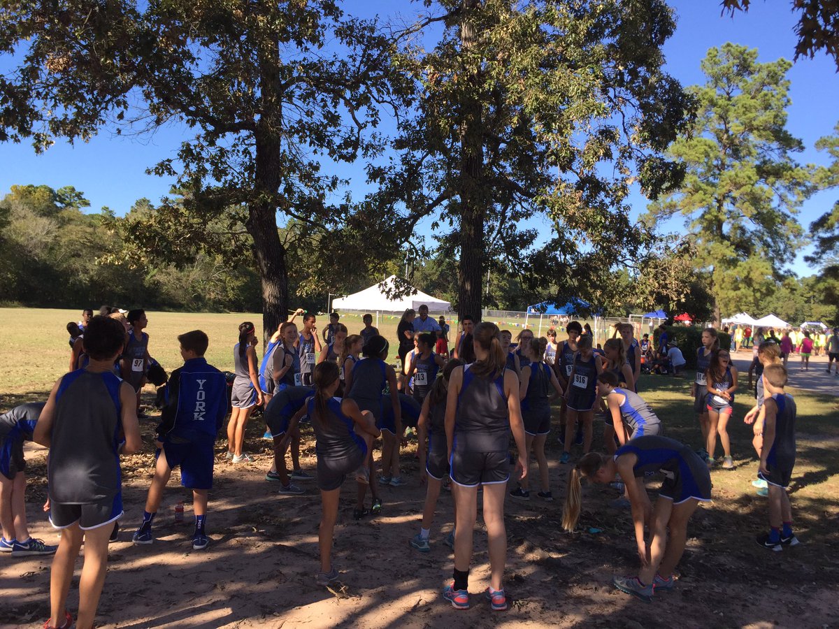 tkoehnle's tweet photo. Courtesy of Coach Kloesel: York Cross Country team gearing up for the District Meet! Go Coach Dorsey &amp; York CC!!! #YorkJHS https://t.co/Ux3hN3WAZR