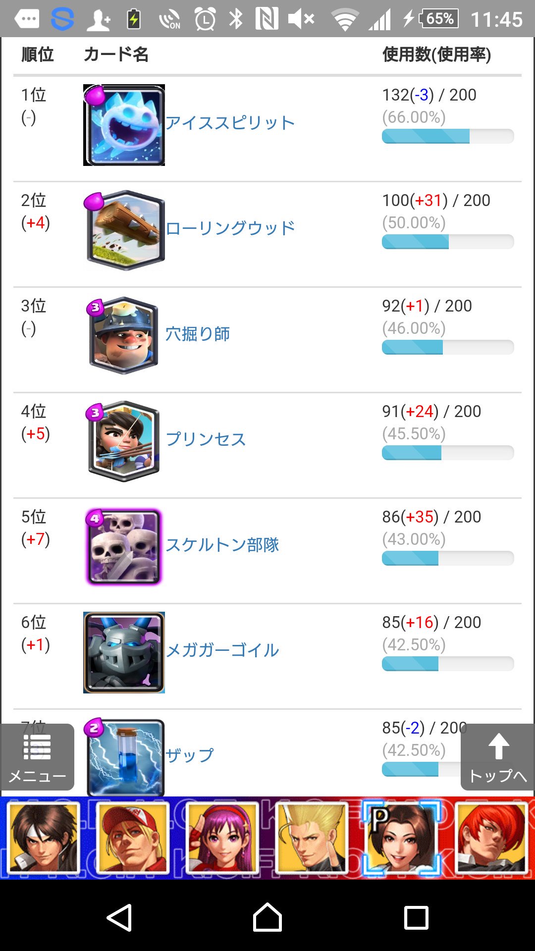 ピカチュウ クラロワ風林火山 クラロワ攻略wikiの10 22時点でのランカーの人気カードランキングをスクショしました スケ部隊が増えたことにより 丸太やプリンセスなど小物処理の使用率が上昇 ライトニングやロケット等の呪文もかなり ピカチュウ クラロワ風林火山 クラロワ攻略wikiの10 22時点でのランカーの人気カードランキングをスクショしました スケ部隊が増えたことにより 丸太やプリンセスなど小物処理の使用率が上昇 ライトニングやロケット等の呪文もかなり