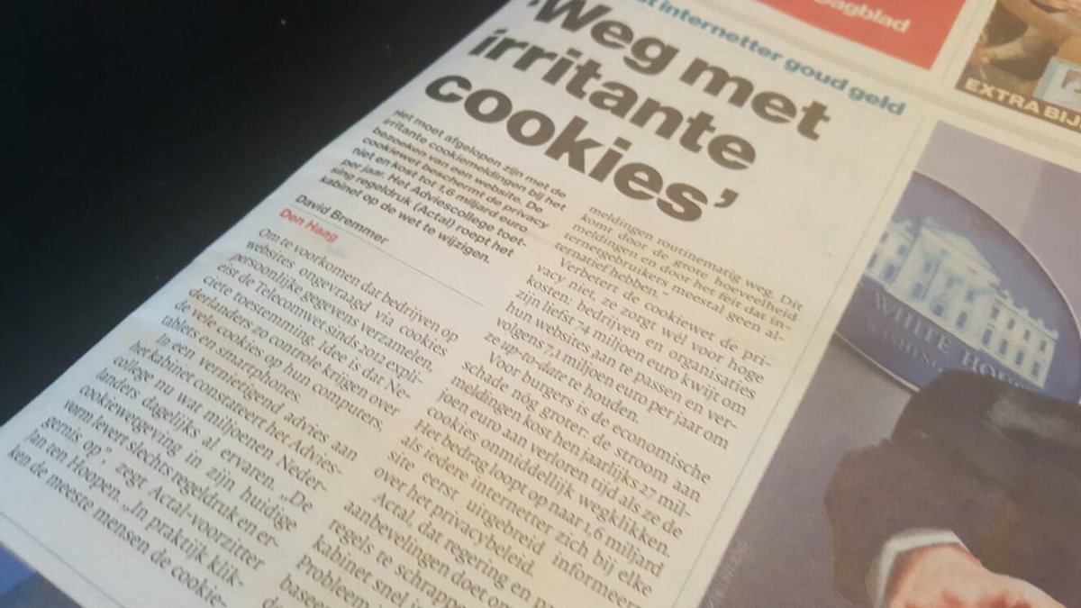 MarXetingNL's tweet photo. Hopelijk komt politiek tot inkeer en maakt einde aan deze wassen neus.#cookies #actal https://t.co/1TW2tATZet