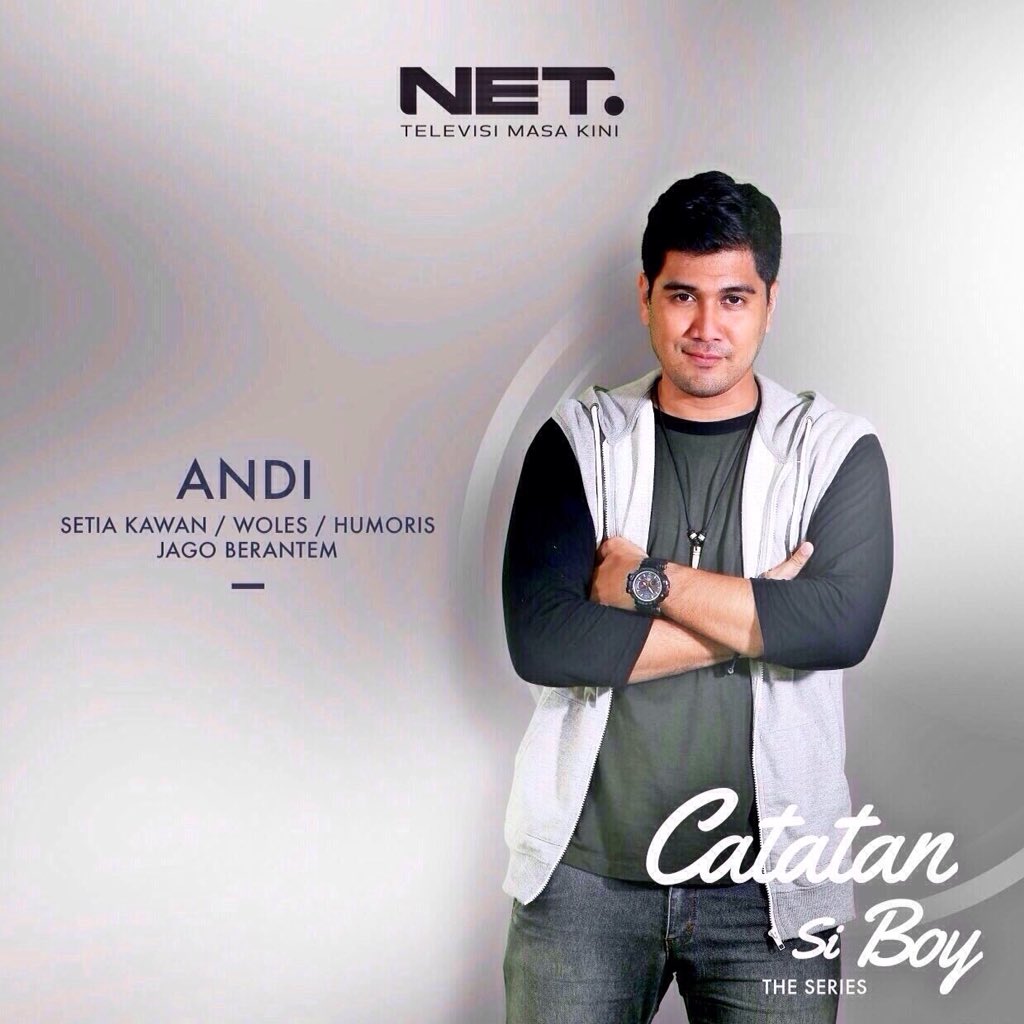 TiketBand's tweet photo. Jgn lupa nnt malam jam 19.00 wib nonton vokalis @tiketband @zidnihakim di " Catatan si boy " @netmediatama https://t.co/6jEhOaAiwm