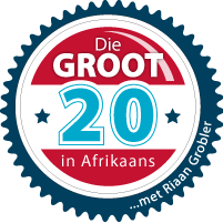#GROOT20 met 'n toetrede in #19 is <a href="/Elizma_Official/">Elizma Theron</a> met ONS DANS AS ALMAL SIT EN KYK. #1week