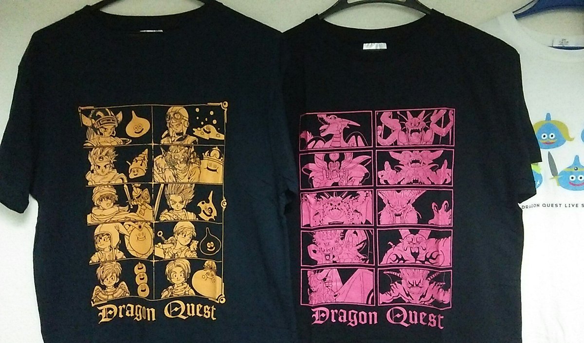 ホーナ No Twitter ドラクエtシャツ買った 右が魔王 左が歴代主人公で一緒にいるスライムはその作品で初めて出たスライム 達 正確にはドラクエ7のとこにいるゴールデンスライムはその前の派生作品dqm1にいるのでワンダーエッグの方では まぁスライム属に確定したの ホーナ No Twitter ドラクエtシャツ買った 右が魔王 左が歴代主人公で一緒にいるスライムはその作品で初めて出たスライム 達 正確にはドラクエ7のとこにいるゴールデンスライムはその前の派生作品dqm1にいるのでワンダーエッグの方では まぁスライム属に確定したの
