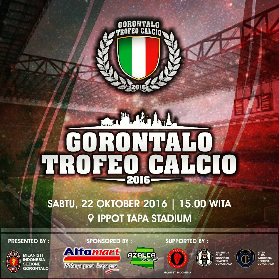 Hari ini.. #gorontalotrofeocalcio'3 #gorontalosiamonoi 

cc: @JCIChapter_GTLO <a href="/ICI_Gorontalo/">ICI GORONTALO</a>