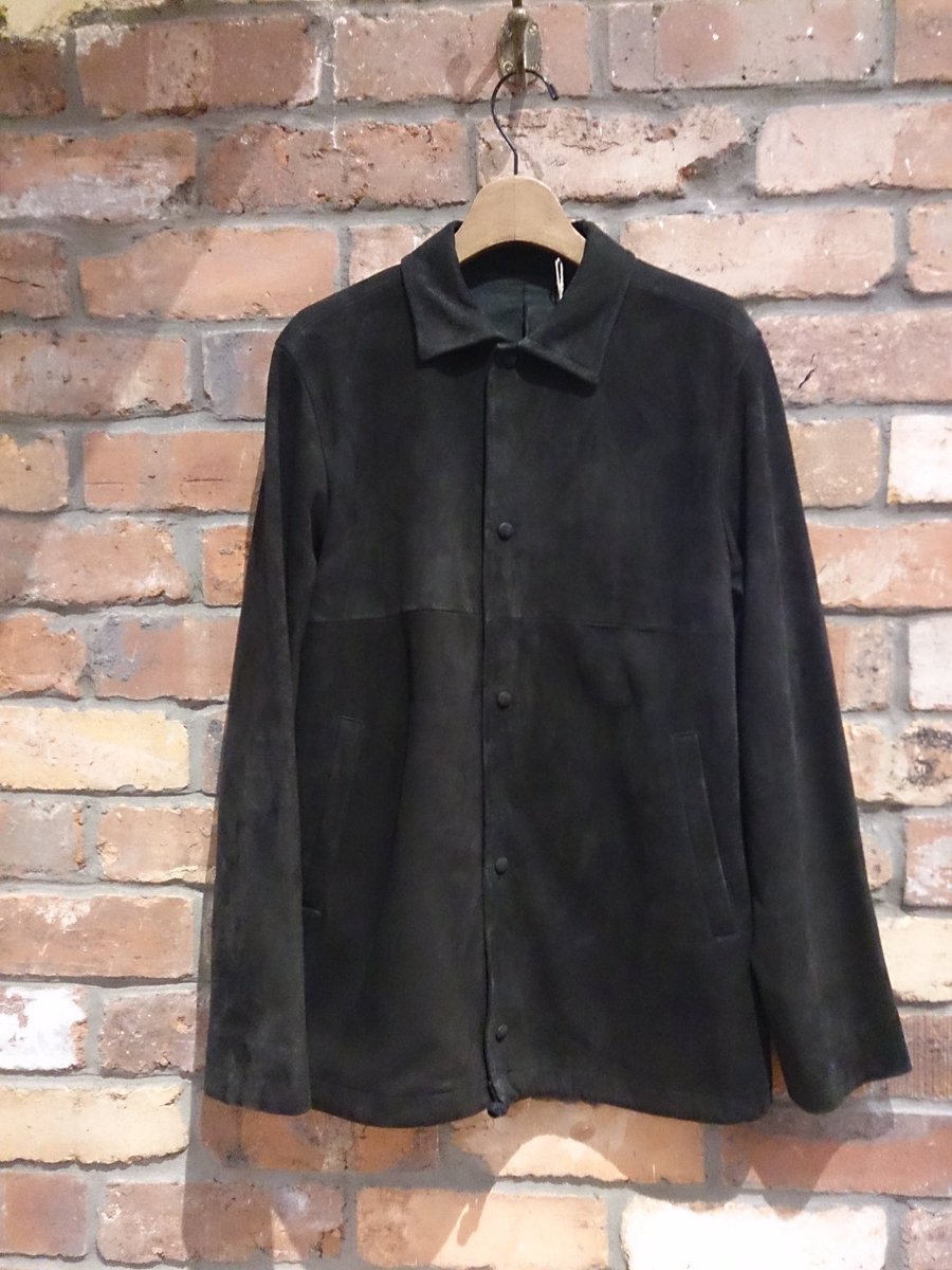 nestRobe CONFECT ゴートスウェードジャケット ゴートスエードコーチジャケット」 山羊革で一般的に使われるシボの