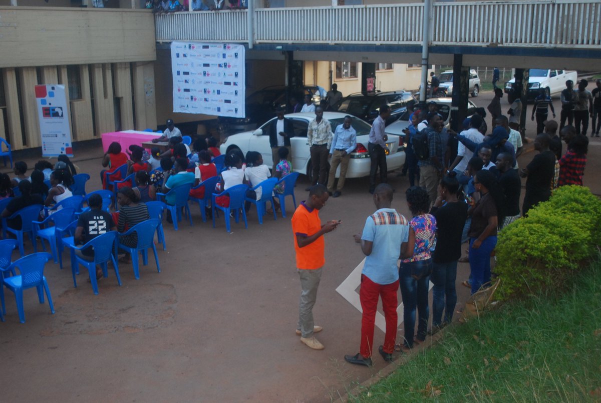 faceofmuk's tweet photo. @mattederrik  @MbabaziHorace  hard work pays , till monday its work all day against @Breastcancerorg #faceofmuk16 https://t.co/tYqeNy0YsE