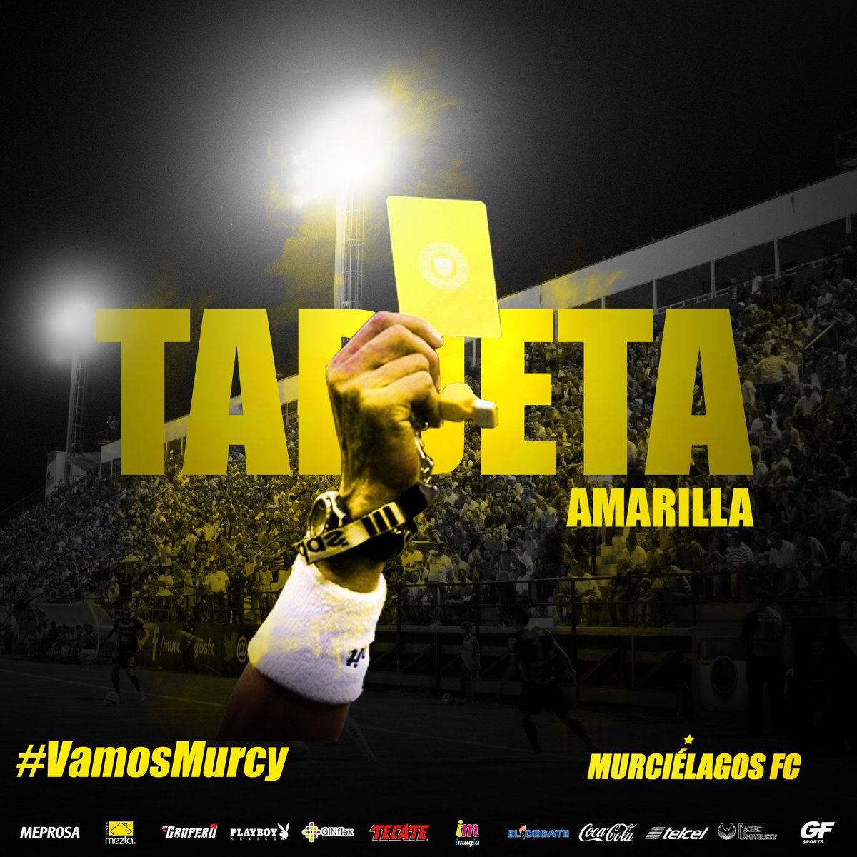 murcielagosfc's tweet photo. Tarjeta amarilla para #10Williams por parte de @murcielagosfc y César Pardini por parte de @Tapachula_FC por conato de bronca. https://t.co/LZZmjQFqmu