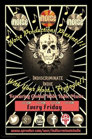 IndiscrimIndie's tweet photo. Rock with @Fryfogle69 EVERYFRIDAY@10pmEst.Playing kick ass Indiemusic from across the globe https://www/spreaker.com/user/indiscrminateindie https://t.co/86Njx4QXfq