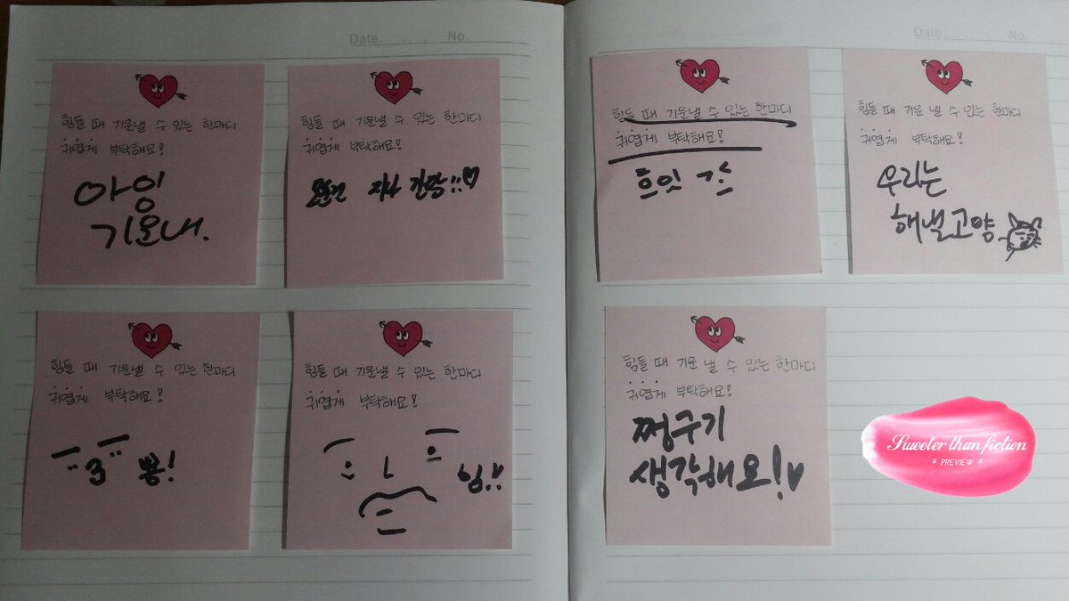 Daily_Namjoon's tweet photo. 161021 BTS Fansigning
Post-it trans https://t.co/cQW7YJ5REP