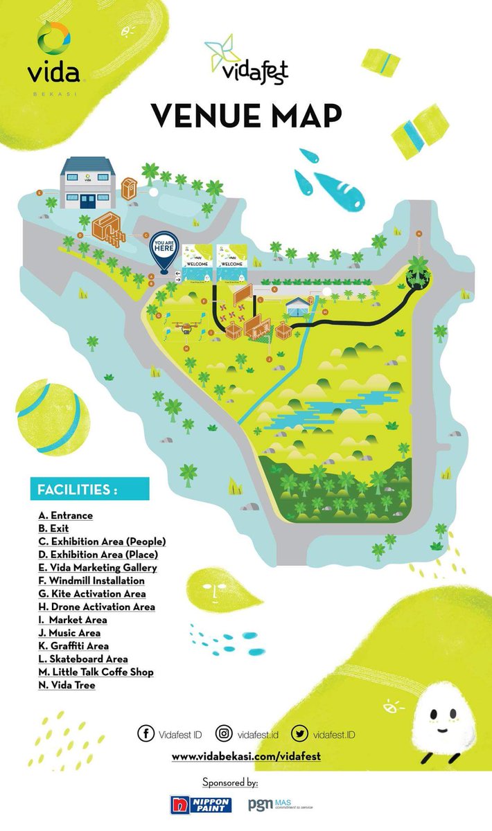 Here's your venue map for today. #VidaFest