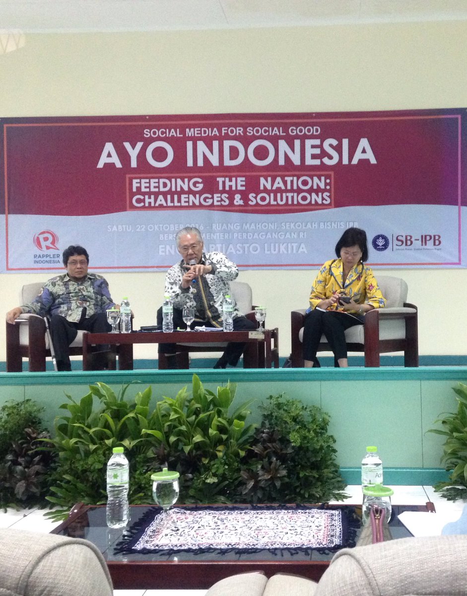Seminar Feeding The Nation: Challenges &amp; Solutions bersama Menteri Perdagangan. Sgt menarik dan luar biasa Pak 👏🏻👏🏻