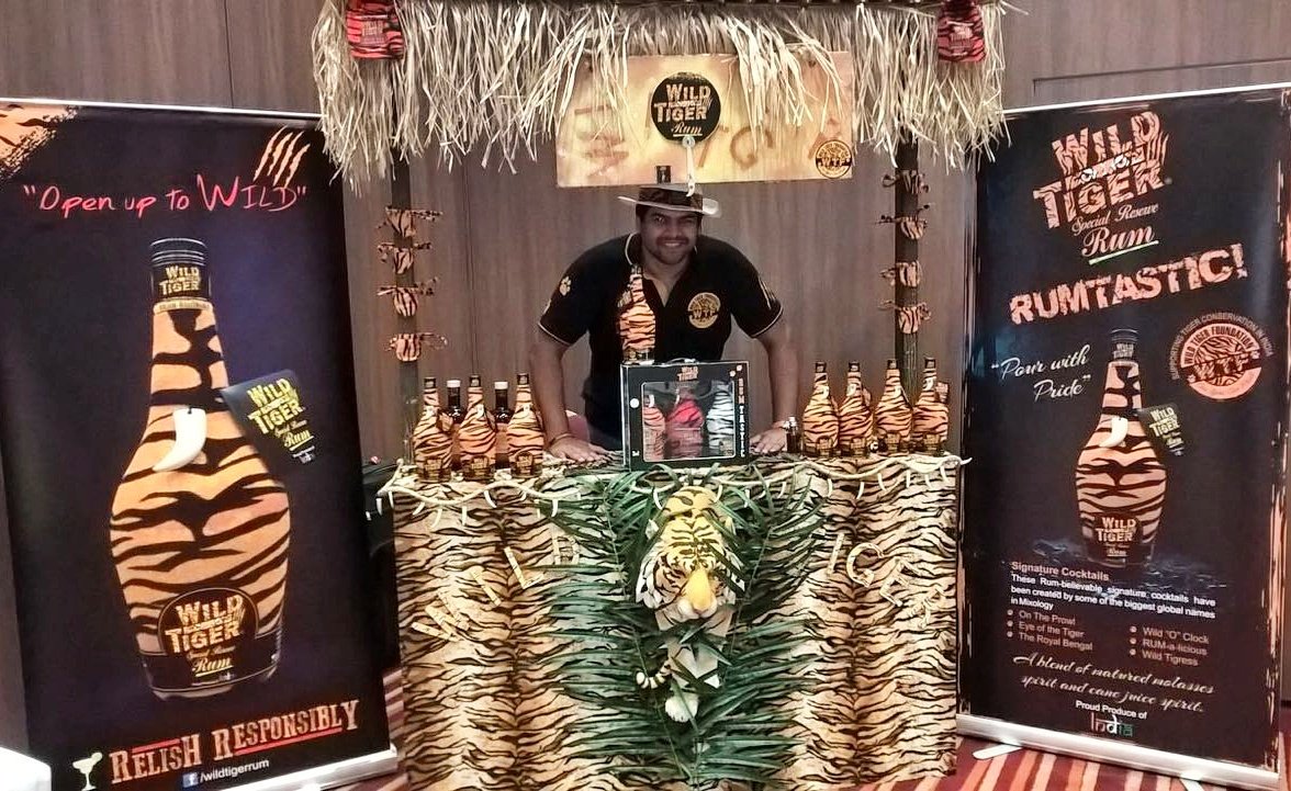 wildtigerrum's tweet photo. Ready to Roar at @UKRumfest this weekend! Come celebrate a Rumtastic year of Wild Tiger India Rum! #UKRumFest #Rum #TrueSpiritOfIndia https://t.co/1m2WDI49Kr