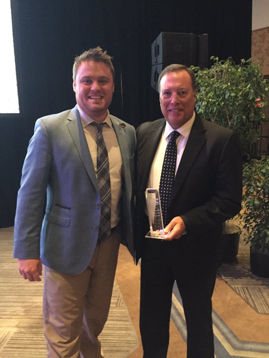 Jill_Herron's tweet photo. So glad @collinmw2 could join us for JKC receiving the 2016 J. Wallace Paletou Award! Again, so proud! #IREM2016 @FlahertyCollins https://t.co/0lxRbsR3OJ