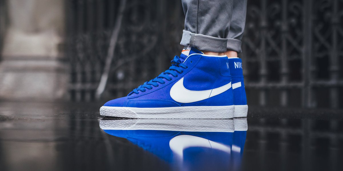 nike blazer mid racer blue