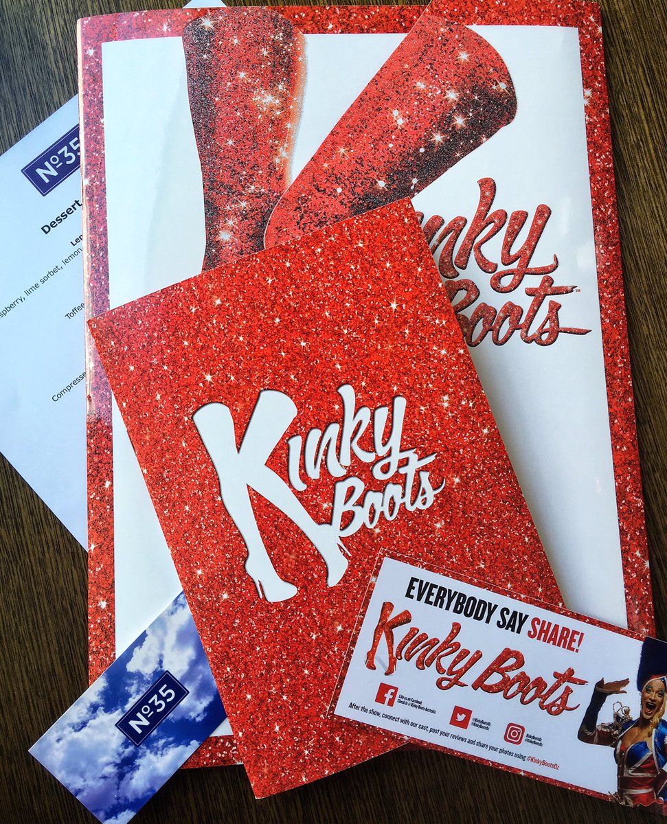 Good luck to <a href="/KinkyBootsOz/">Kinky Boots Oz</a> Opening night! #melbournegetkinky #kinkybootsoz