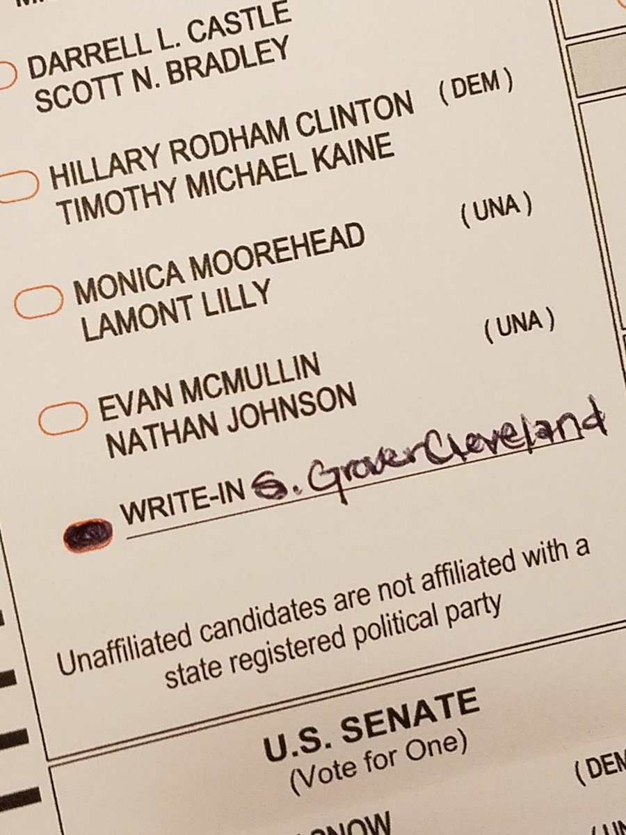 midniteeuphorea's tweet photo. @ABC Write in Grover Cleveland! @realGroverC #FeelTheCleve #MakeAmerica1892Again https://t.co/58T9us9Wrn