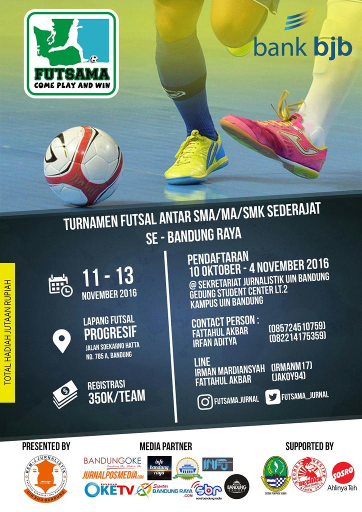 Hallo semua 
Gmana udah daftarkan sekolah mu di Futsama?  
Kalau belum ayo segeraa daftarkan sekolah mu di sini yaa