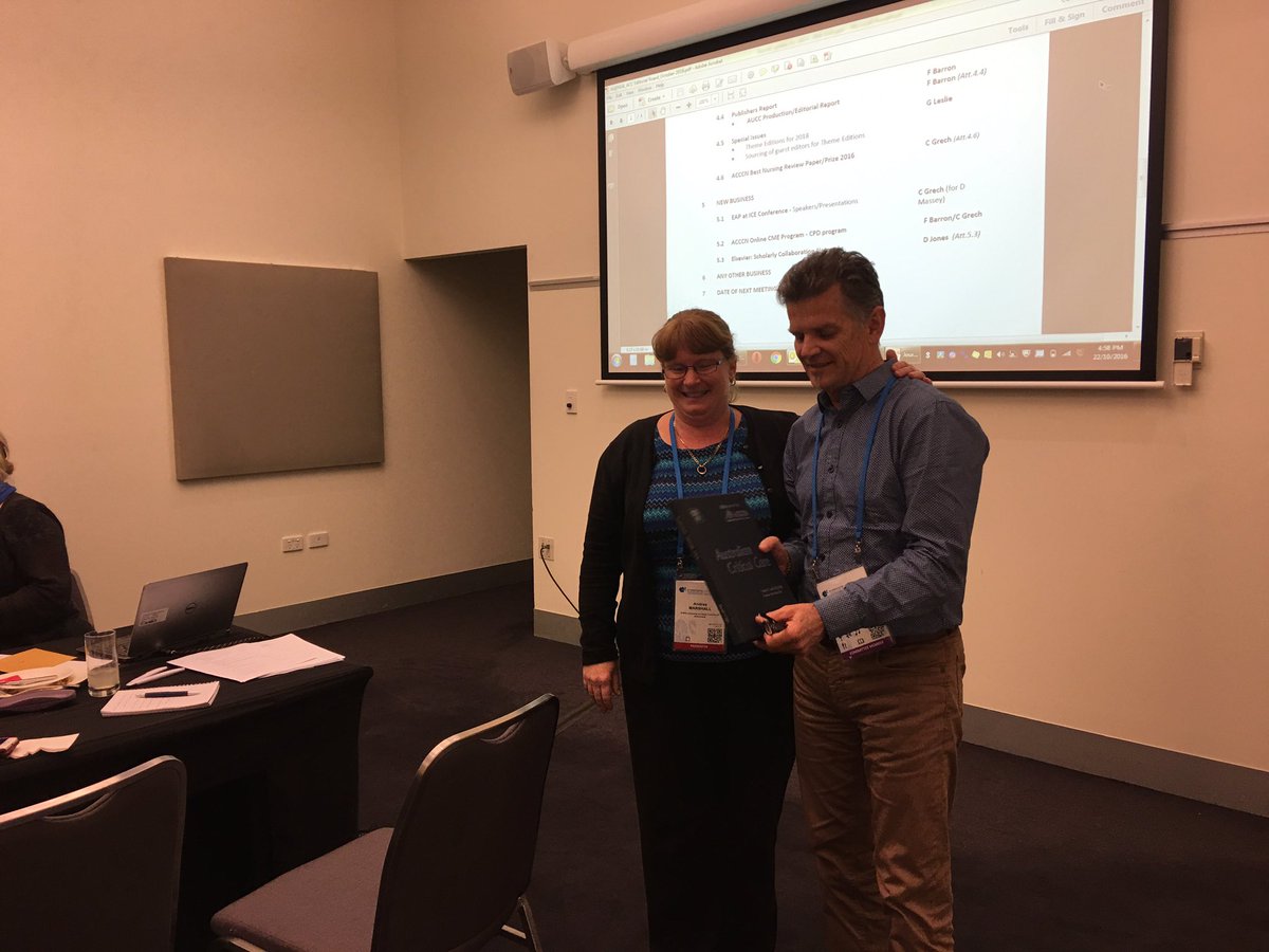 FenellaGill's tweet photo. #ASM16Perth editor in chief Gavin Leslie stepping down from @Aus_CC  after 28 years. https://t.co/VSEBZsSXis