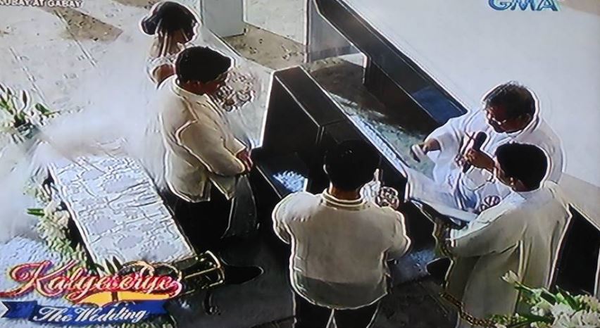 gmanews's tweet photo. LOOK: Mga eksena sa #ALDUBWedding https://t.co/kYsbiGdWKU