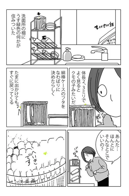 ちいさい話(クモ注意)
#漫画 