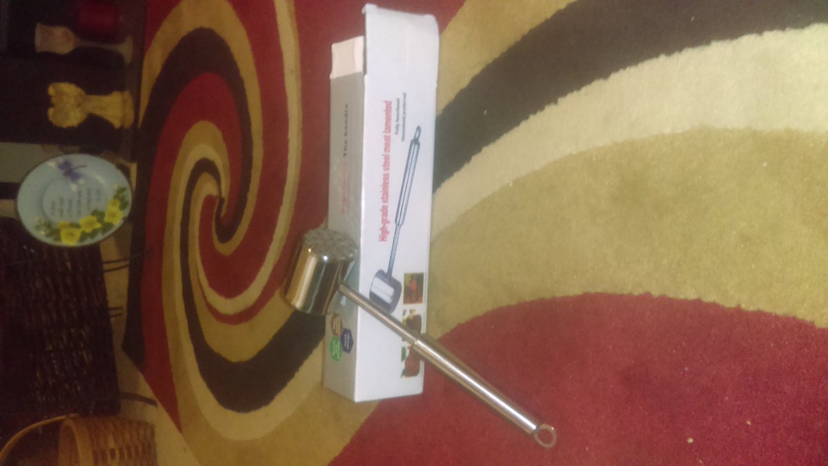 sharontex2's tweet image. THE HANDLE
Stainless Steel Large Heavy Duty MeatTenderizer Hammer. This does the work for you#easy #doublesides very easy#2clean
 cheap