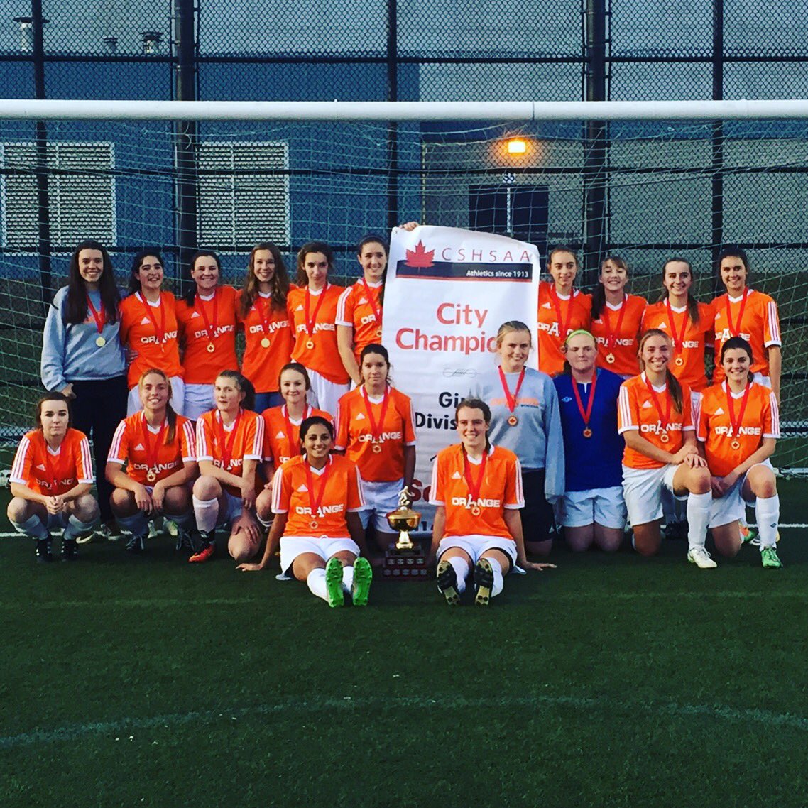 BlizzardSC01's tweet photo. @WilliamAberhart Div1 City Champs! Squad full of @BlizzardSoccer_ players who truly bleed orange. #Ajax #Lightning #SC00 #SC01 #Alliance https://t.co/9X1RLg9N7X