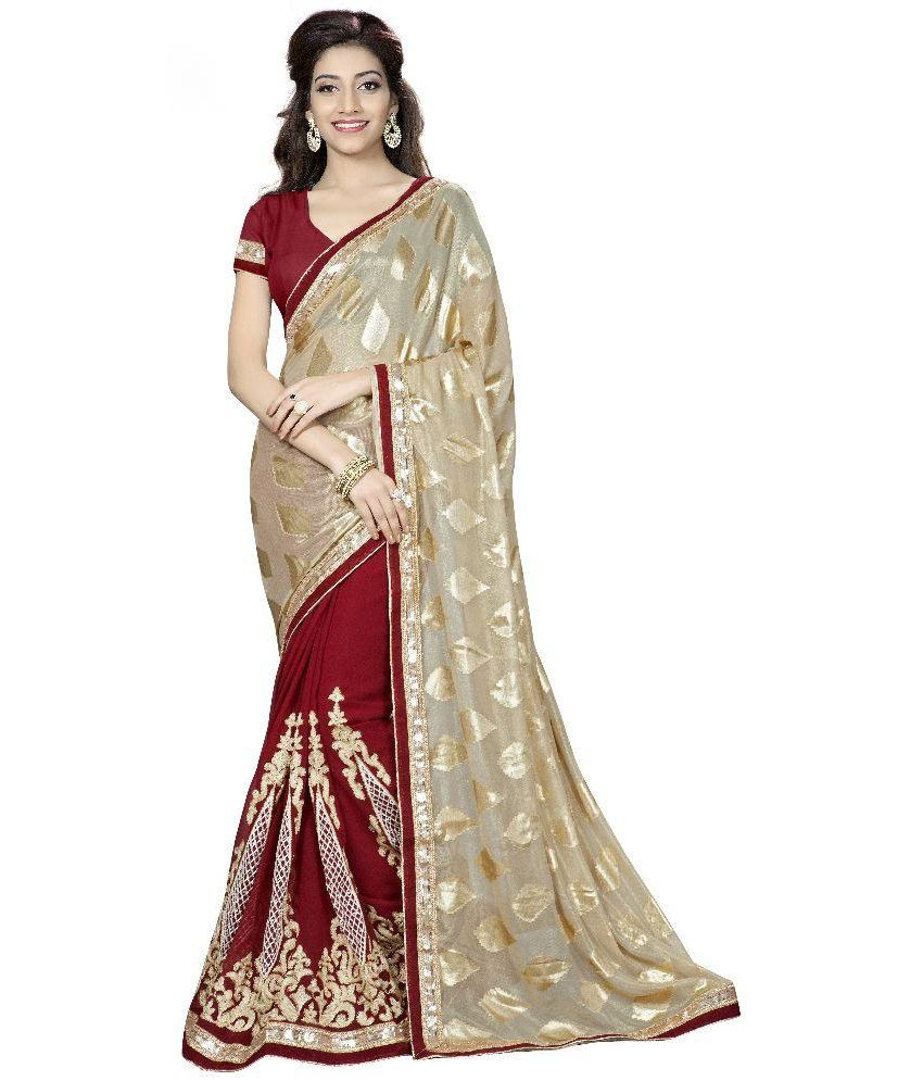 zazva_com's tweet photo. Aashvi Creation Maroon Georgette #Saree - https://t.co/RxQhWpXAJk #FashionSaree #SareeWithBlousePiece https://t.co/YWghxDGoVv