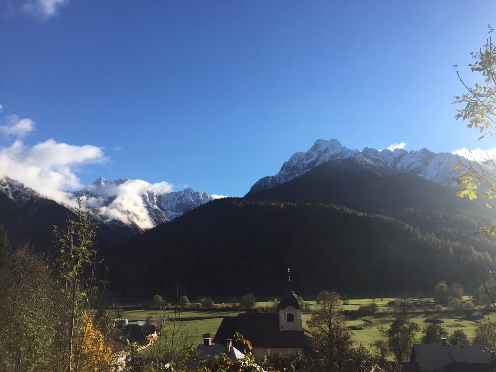 Slovenia finally decided to bring the sun out on our last full day of training here in Planica!