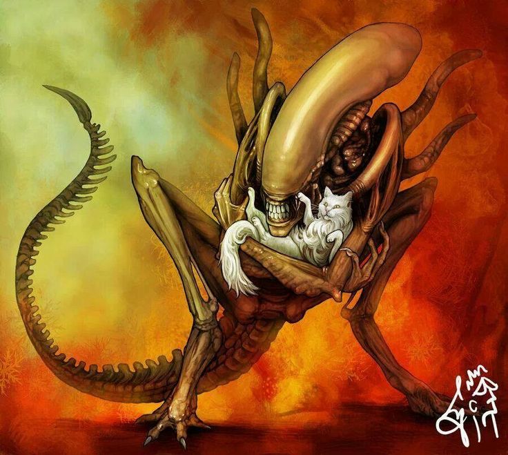 Onyx_Wildcat's tweet photo. Who wants cuddles? I do, I do!! *flails*๐ #AliensFanArt #Xenomorph #Kitteh #Snuggles #ILoveThis #Spoopy #ILoveAliens #PetAlien #ICanHaz?๐๐ฝ๐ https://t.co/dPg8ed41Th