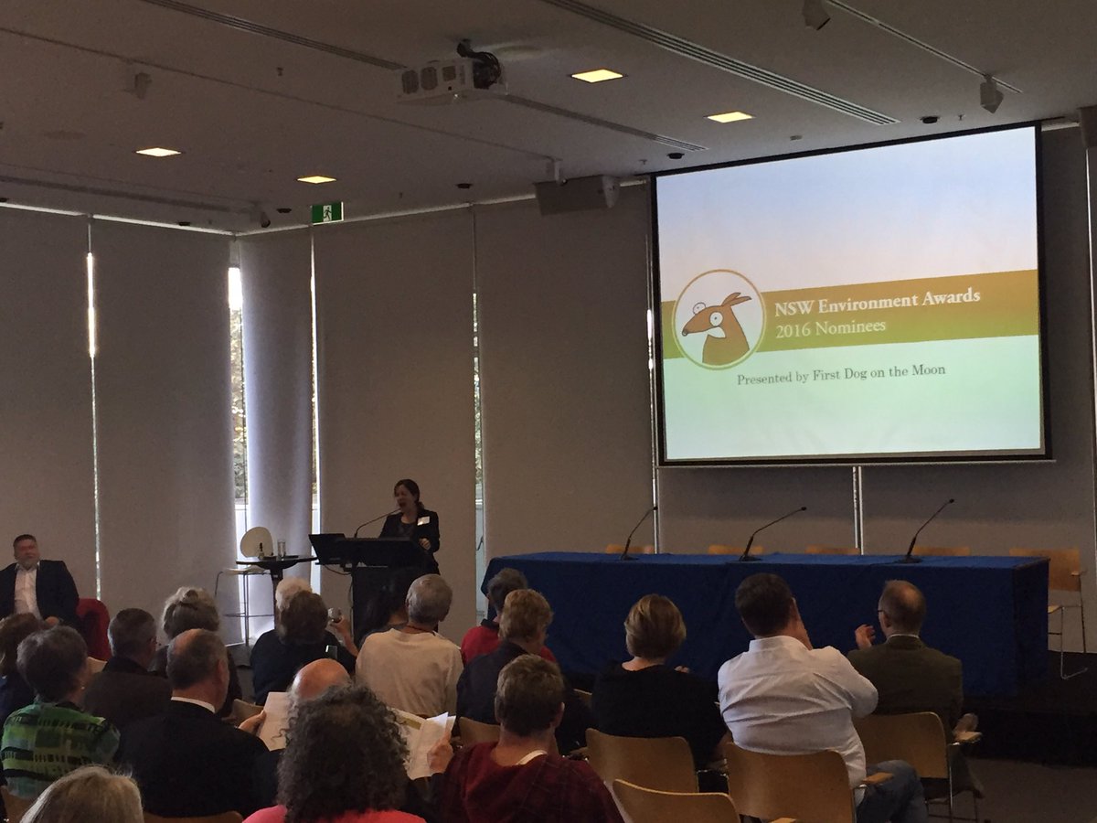 EnviroKimberley's tweet image. #firstdogonthemoon at the #NSWNCC enviro awards!