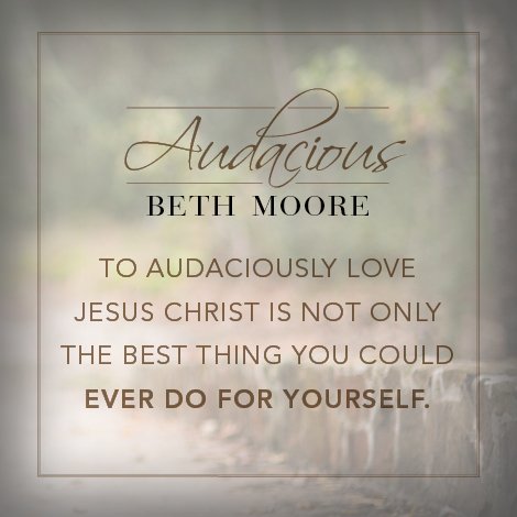 BHpub's tweet image. To audaciously love Jesus Christ is not only the best thing you could ever do for yourself. #AudaciousBook