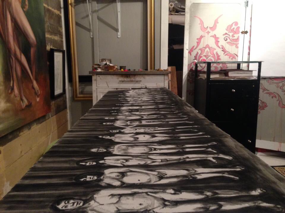 LoveArtYYC's tweet photo. The 2015 DON'T LOOK show by @VazquezMackay saw line ups out the door. 2016 w/ Rich Theroux @HouseRumble will be big! https://t.co/9nYS6lJ92n https://t.co/Agm7arSWOs