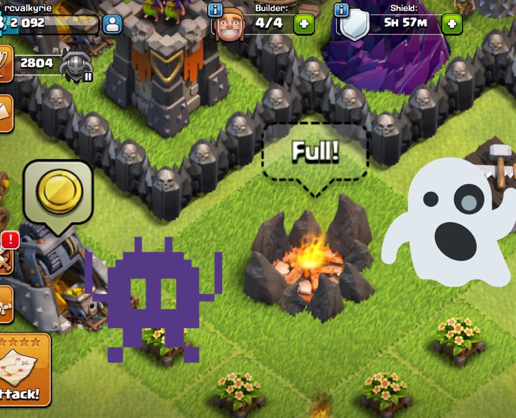 rcvalkyrie's tweet photo. Army camp is full, she said. Where's my army? *chirp chirp* X'D #wew #ghosttraining #coc #ClashOfClans @ClashofClans @supercellgames https://t.co/r49eJyoPtG