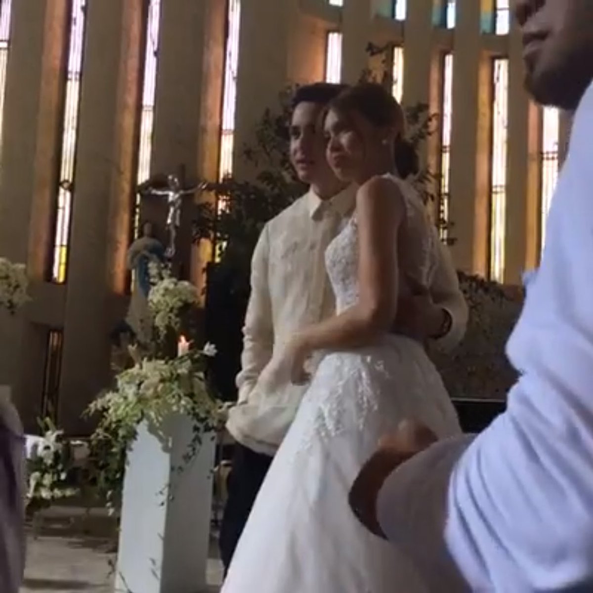 keykmcf's tweet photo. mr &amp; mrs alden richards 💙💍 #ALDUBWedding https://t.co/jr3yx5Im38