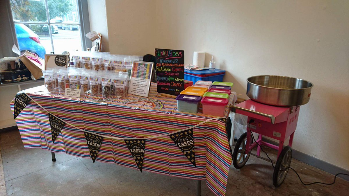 wee_sweetie's tweet photo. Sister #Sweetie is at #kirkcudbrightfoodfestival with #sweeties and #FunkyFloss today, pop in to the @stationhousecs and say hello! #dgfood https://t.co/EuOxObm3zf