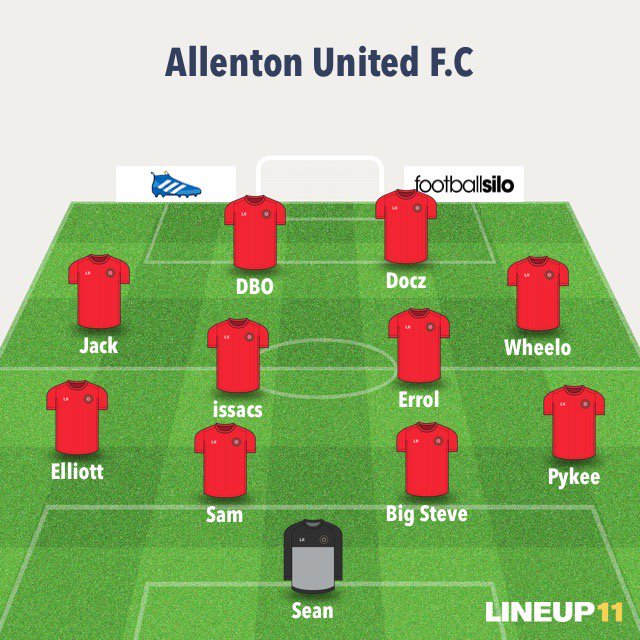 #lineup11 today's line up!! Subs - Connor magga Danny Stevo lowrie #comeonaufc