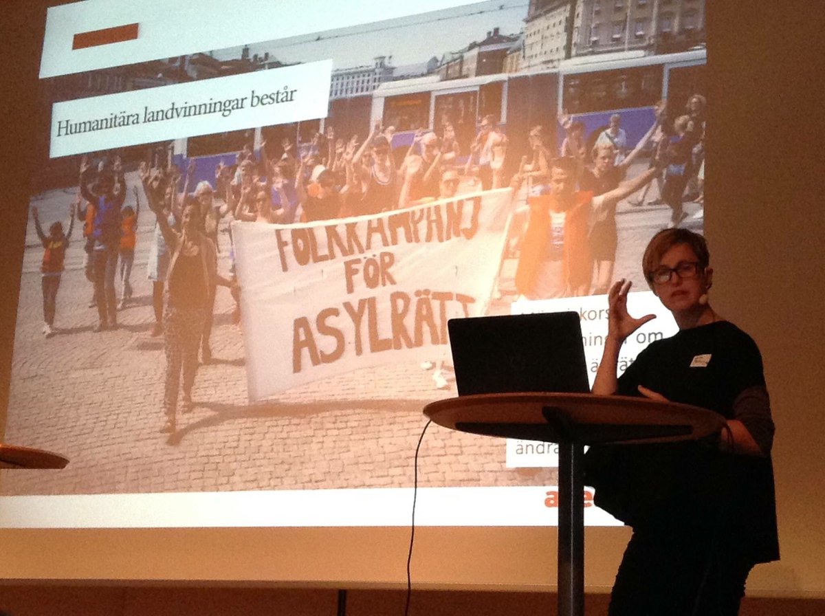 Folkkampanj för asylrätt blickar framåt! Idag flyktingpolitiskt seminarium med bl a <a href="/lisa_pelling/">Lisa Pelling</a> och imorgon rådslag #förasylrätt