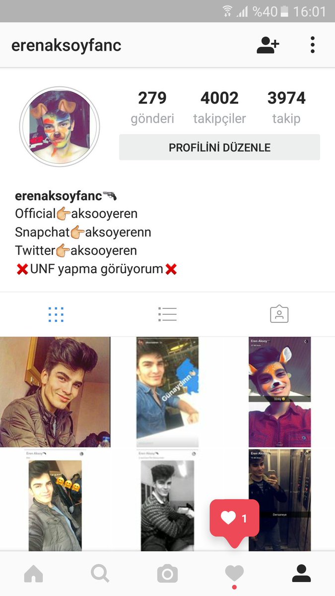 İnstagram hesabım🤗