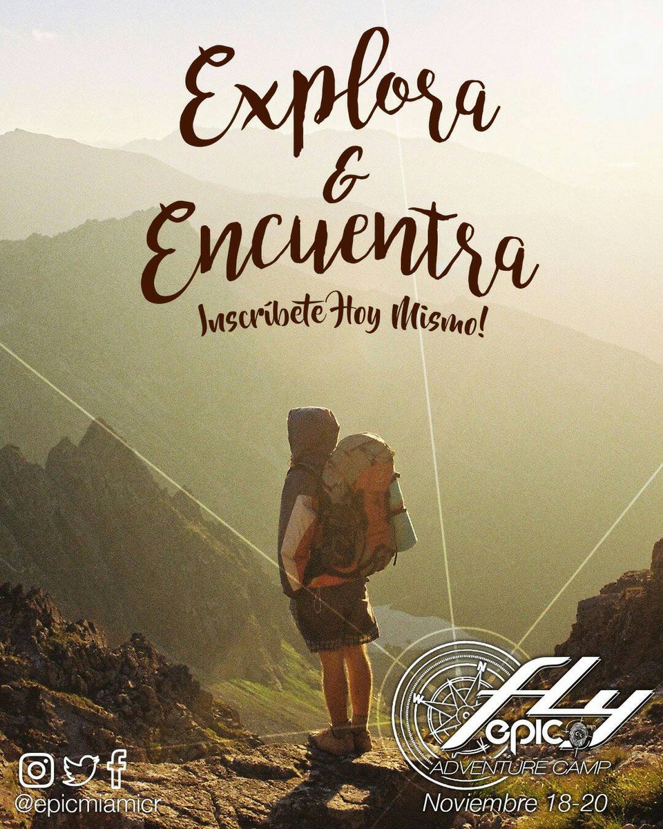 #EpicFlyCamp YA LLEGÓ, Registrarte Hoy mismo!! 👉epicmiami.org