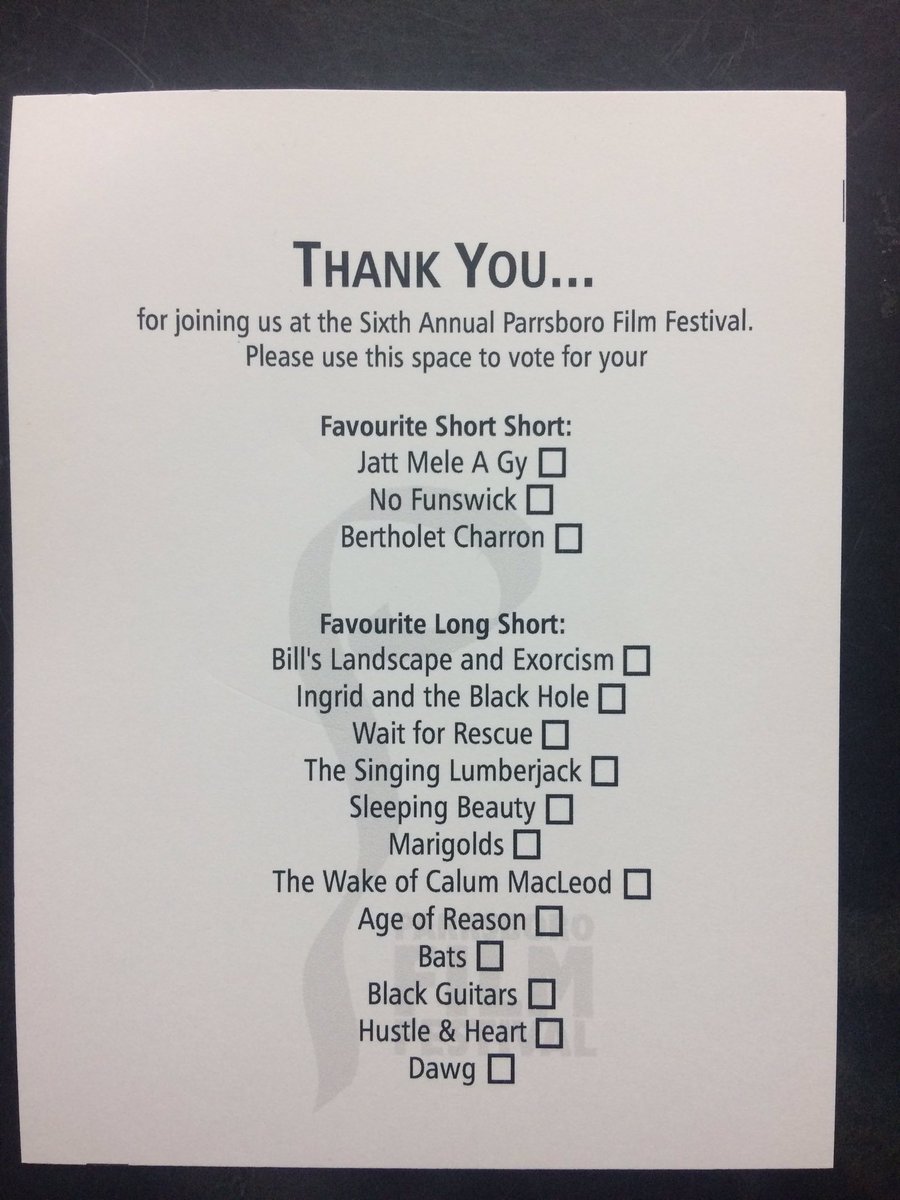 ParrsFilmFest's tweet photo. It may be raining day bout it's a great day for Shorts!! We're watching &amp; voting on these fine films #nsfilm https://t.co/K5AK2qwfwT