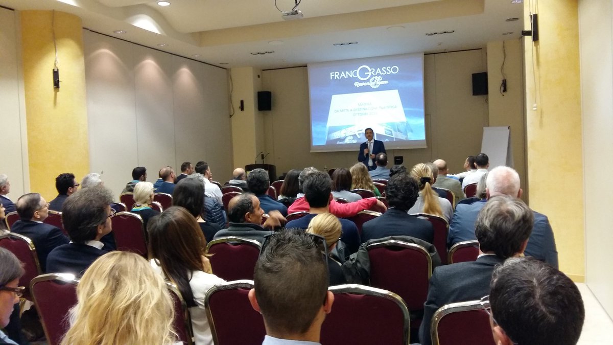 fkcamardi's tweet photo. Al #PalaceHotel di #Matera @_francograsso e il suo #RevenueTeam ci parlano di #Revenue #Management
#Marketing #Turistico #Basilicata https://t.co/qsigG4KEtJ