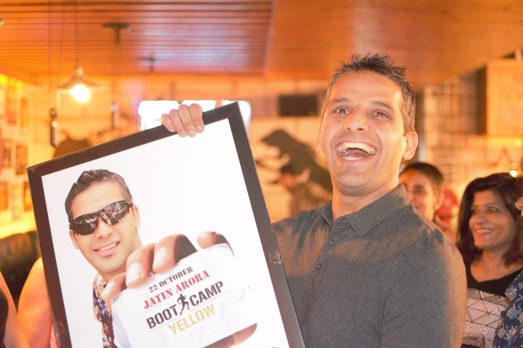 BootCampYellow's tweet photo. Happy Birthday to our coach @jatinarora77 - you don't get cooler than that! https://t.co/6sFfLpGFhY