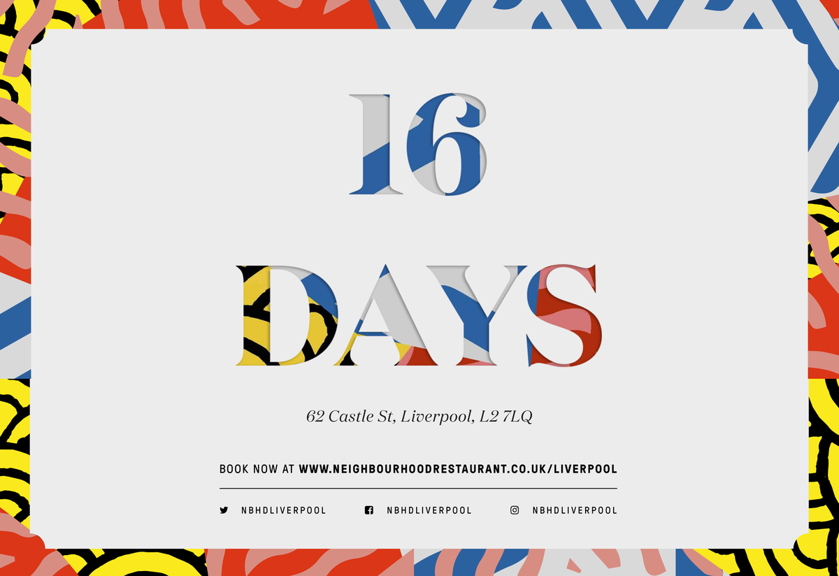 Get excited or you're uninvited! 😆 Book your table for #YourNeighbourhood - neighbourhoodrestaurant.co.uk/liverpool/ #Liverpool
